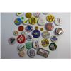Image 7 : Via Rail Conductor Cap & Labatt's Lite Cap and Assorted Button Pins
