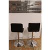 Image 2 : * 2x the Bid Price (2) Adjustable Black Bar Stools