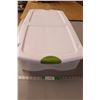 Image 1 : *Sterilite Underbed Storage Tote with Folding Lid and Wheels 39.5" Long x 7" Tall x 19.5" Wide