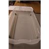 Image 2 : *Sterilite Underbed Storage Tote with Folding Lid and Wheels 39.5" Long x 7" Tall x 19.5" Wide