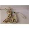 Image 2 : (2) Extension Cords- 39', 15' & Power Strip- Working, Misc.