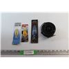 (3) Fishing Lures (NIB), and Fishing Reel