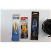 Image 2 : (3) Fishing Lures (NIB), and Fishing Reel
