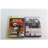 Image 2 : Xbox 360 Dual Pack (Lego Indiana Jones / Kung Fu Panda) and PS4 God of War Games