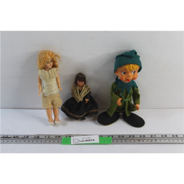 (3) Vintage Dolls