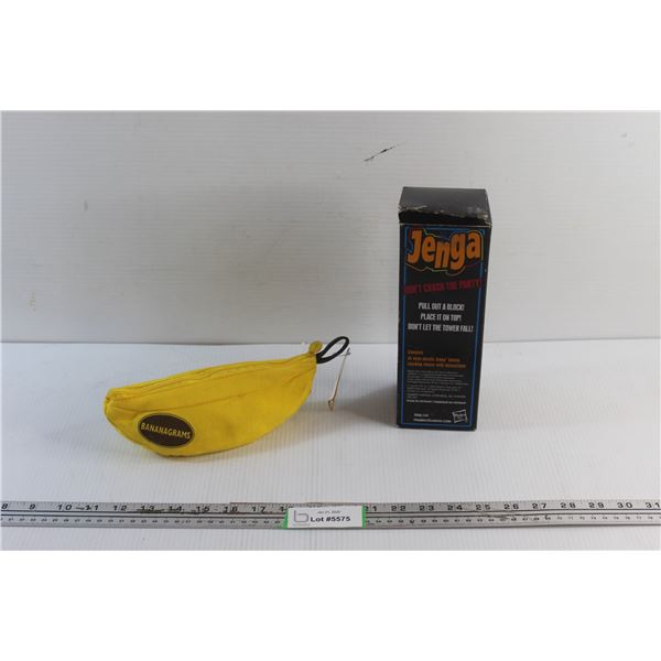 Bananagrams and Jenga Games