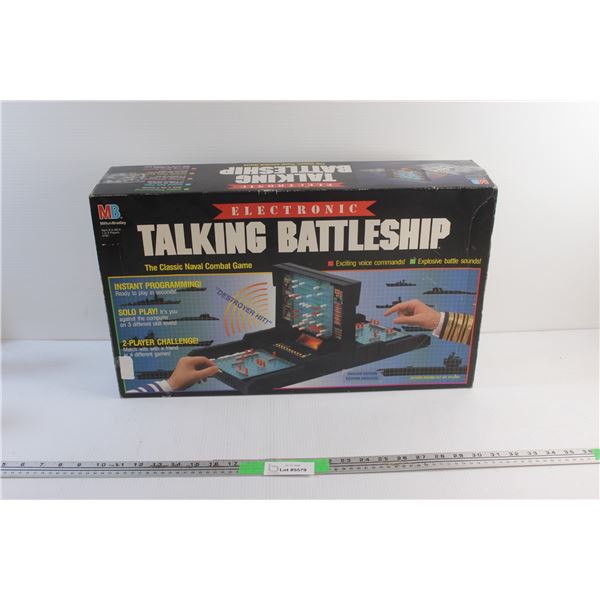 Electronic Talking Battleship The Classic Naval Combat Game