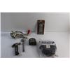 Image 7 : Vintage Meat Grinder, Wrench, Hammer, Safety Hasp, Tape Measure and HDMI Cable