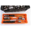Image 3 : Plastic Tool Box, Sockets and Ratchet Wrench