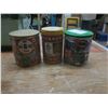Image 1 : 3 vintage tin cans