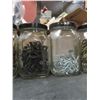 Image 4 : 1 box assorted screws - sorted by size in 12 jars