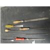 Image 3 : 1 box of assorted files and chisels