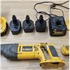 Image 3 : 5 dewalt tools with 4 batteries 2 12, 1 14.4v, 1 18v (does not charge) and charger