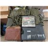Image 1 : Lot of ammo bags, Leather pouch, D-day experience book