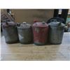 Image 2 : 4 vintage gas cans