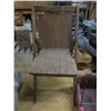 Image 3 : wooden folding chair and childrens swing seat