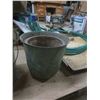 Image 5 : two metal pales and two planter pots