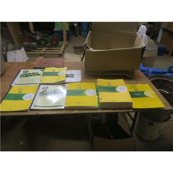 box of john deere manuals/catalogs