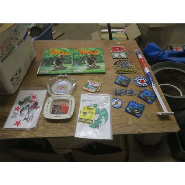 the scout annual book with patches