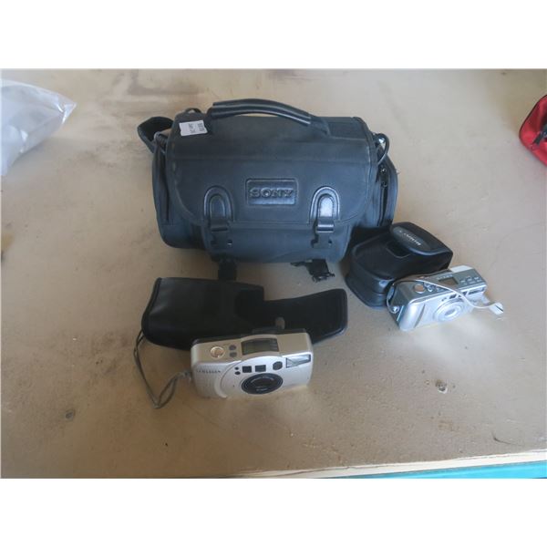 sony bag with two cameras