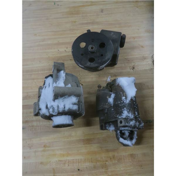altenator, starter, water pump