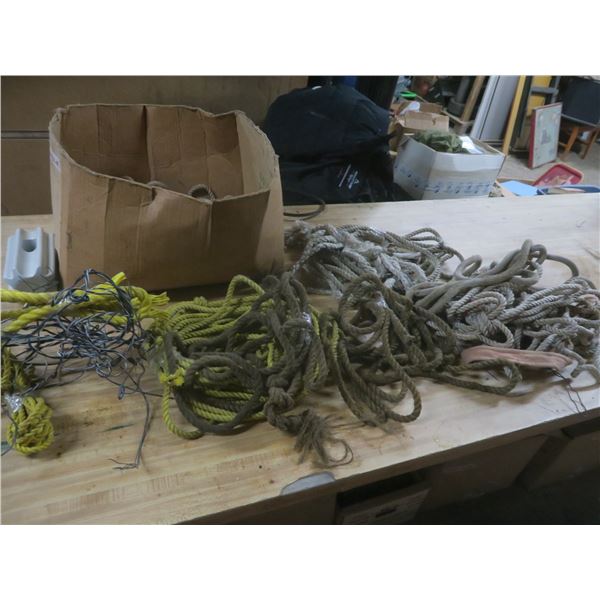 large collection of rope