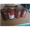 Image 5 : 4 vintage oil cans