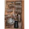 Image 2 : glass insulators in wooden box
