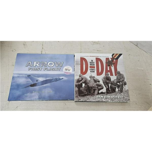 Arrow First Flight book and The Greatest Invasion D-Day book