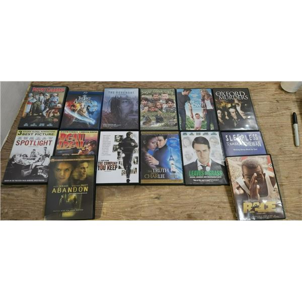 14 assorted movies