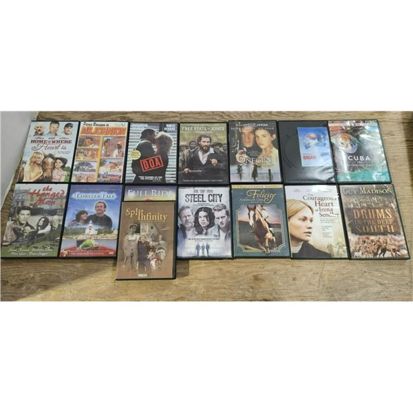 15 assorted movies