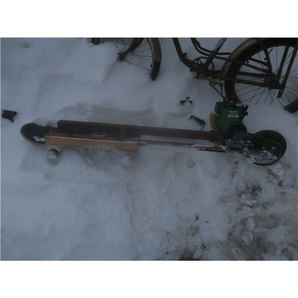 homemade motorized skateboard