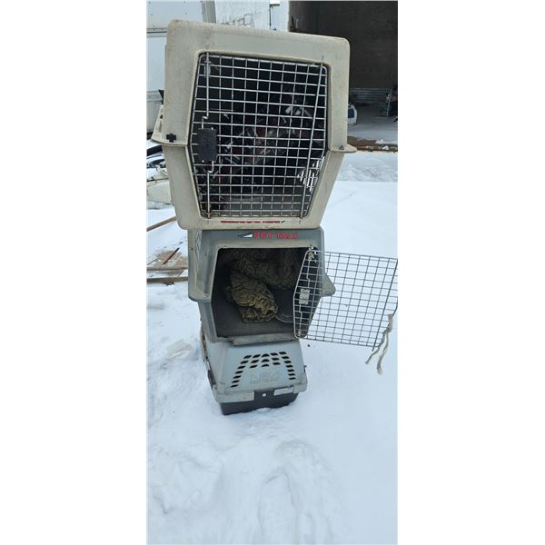 3 pet carriers
