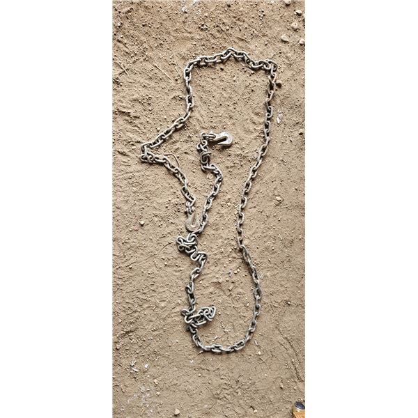 20' load binder chain w/ end hooks