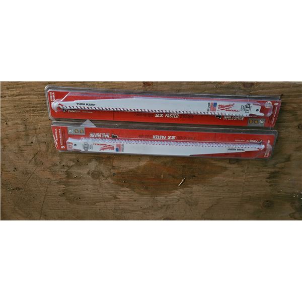 2 5 pack of milwaukee sawzaw blades