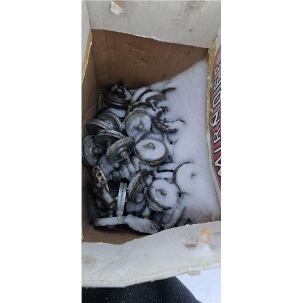 box of roller wheels