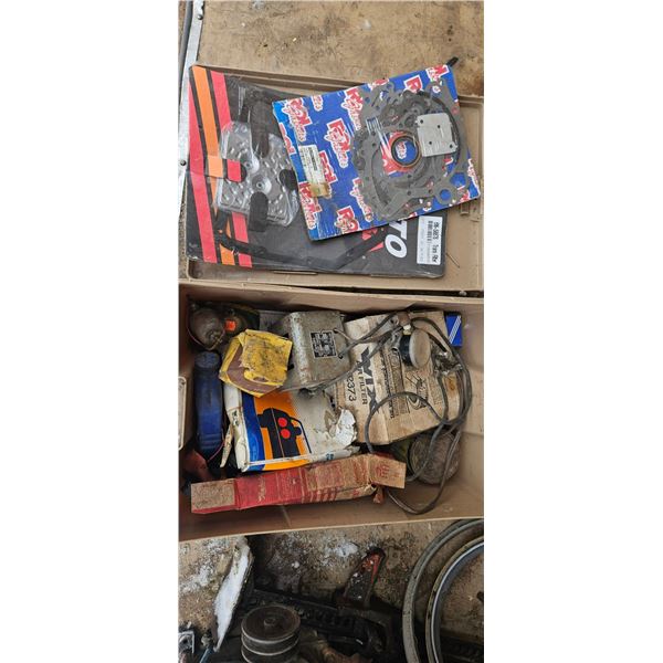 plastic box of vehicle parts