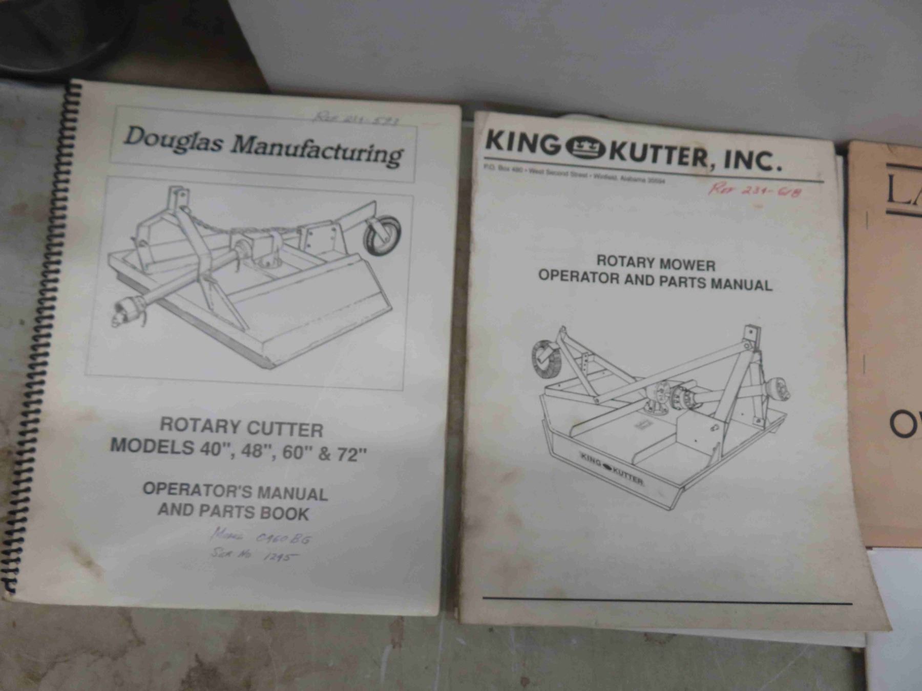 Douglas Cutter Implement Manuals : Douglas Mfg Rotary Cutter, Rotary Mower, - McSherry ...
