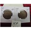 Image 1 : (2) 1911 Canada Large Cents