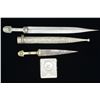 Image 1 : 2 DAGHESTANI KINDJAL & A WWII RUSSIAN SILVER