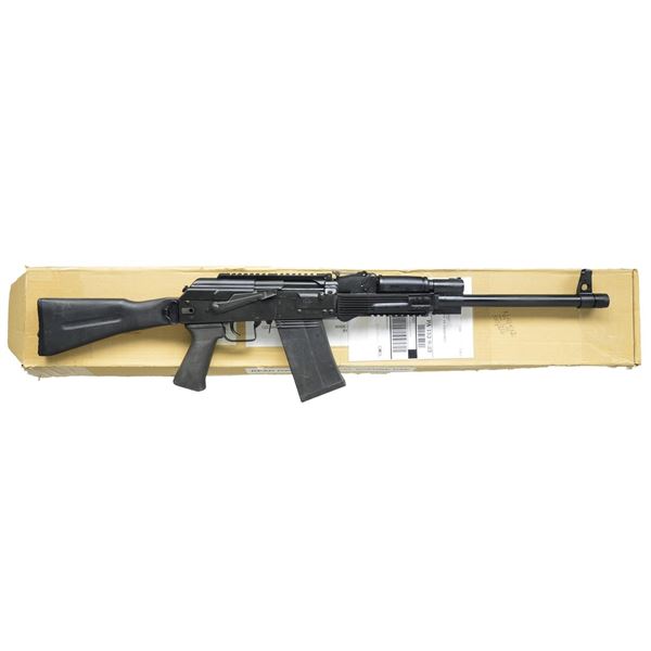 EXTREMELY DESIRABLE SIDE FOLDING SAIGA-12 SHOTGUN.
