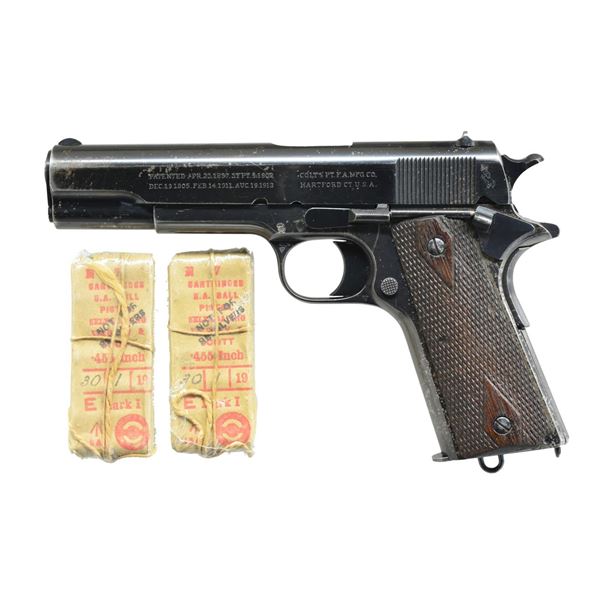 COLT BRITISH CONTRACT MODEL 1911 SEMI-AUTO PISTOL.