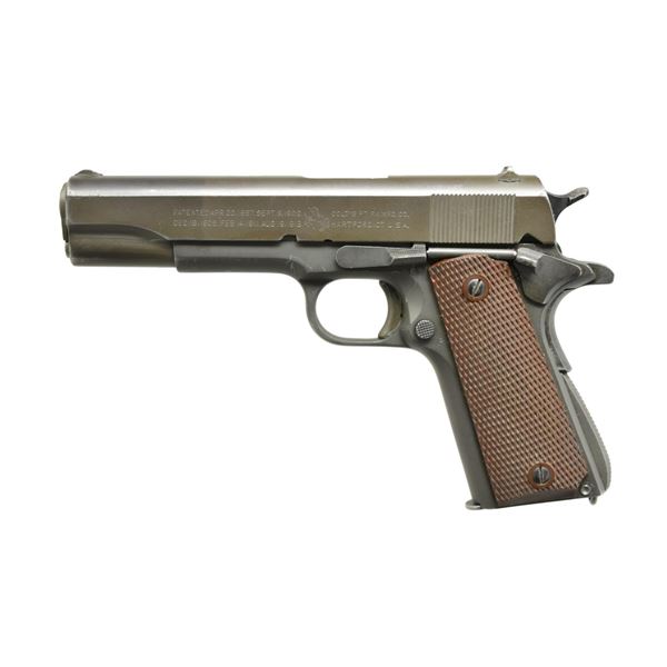 1943 PRODUCTION MODEL 1911-A1 U.S.ARMY COLT 45.