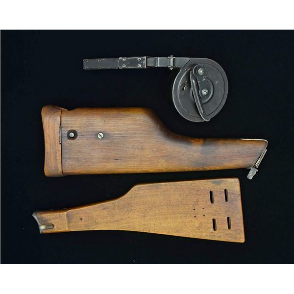 BROOMHANDLE STOCK PLUS LUGER ARTILLARY STOCK &