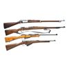 Image 1 : 4 MILITARY BOLT ACTION RIFLES.