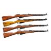 Image 1 : 4 RUSSIAN MODEL 1944 BOLT ACTION CARBINES.