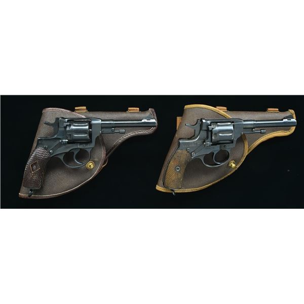 2 RUSSIAN MODEL 1895 NAGANT REVOLVERS.