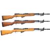 Image 1 : 3 YUGOSLAV SKS SEMI-AUTO RIFLES.