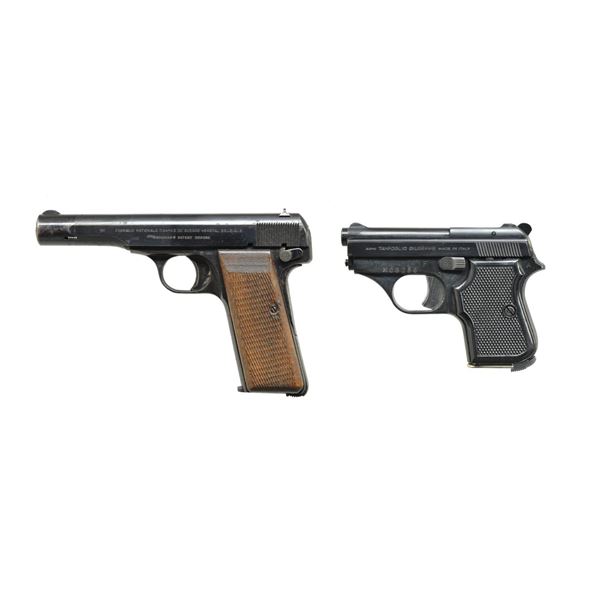 2 SEMI-AUTO PISTOLS; FN 1910 & TANFOGLIO GT27.