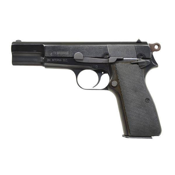 FN HI POWER BS AIRES POLICE SEMI AUTO PISTOL.